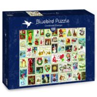 Kép 2/2 - Karácsonyi bélyegek - Christmas Stamps - Bluebird 70488 - 1000 db-os puzzle