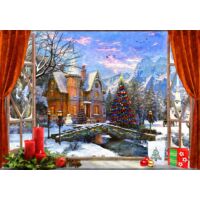 Kép 1/2 - Christmas Mountain View - Bluebird 70190 - 1500 db-os puzzle