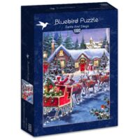 Kép 2/2 - Santa and Sleigh - Bluebird 70073 - 1000 db-os puzzle