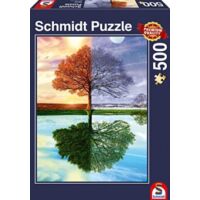 Kép 1/2 - The seasons tree, 500 db (58223) Jahreszeiten-Baum