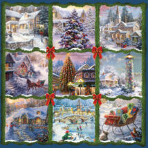 Christmas Nine patch - Alipson 50056 - 1000 darabos puzzle