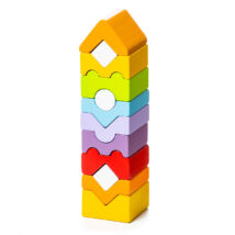 Cubika Fa toronyépítő 12 darabos - Egyszerbolt Társasjáték