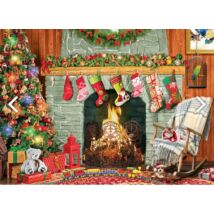 Christmas by the Fireplace - Eurographics 6500-5502- 500 darabos puzzle
