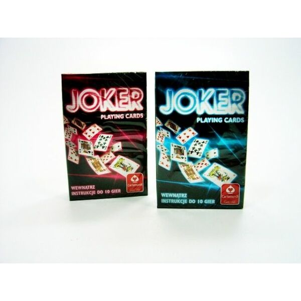 Joker standard römi kártya, kék-piros hátlappal
