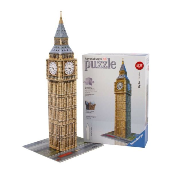 3D Puzzle - Big Ben 216 db-os - Ravensburger 12554 - Egyszerbolt Társasjáték Webáruház