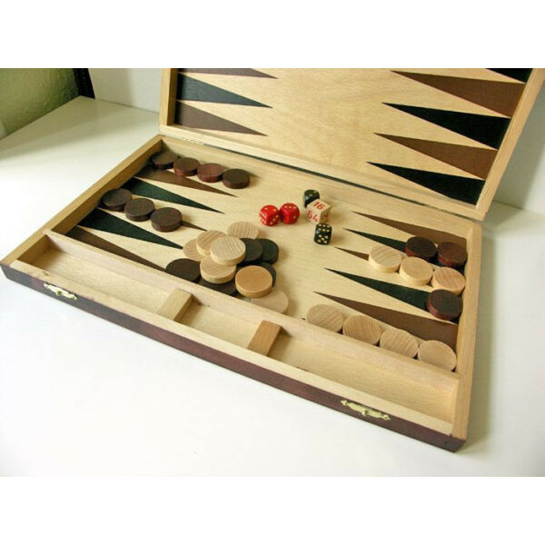 Backgammon fa (46x30cm) - 604111 - Egyszerbolt Társasjáték Webáruház