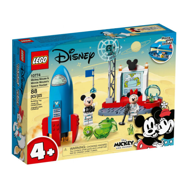 LEGO Mickey and Friends Mickey egér és Minnie egér űrrakétája 10774