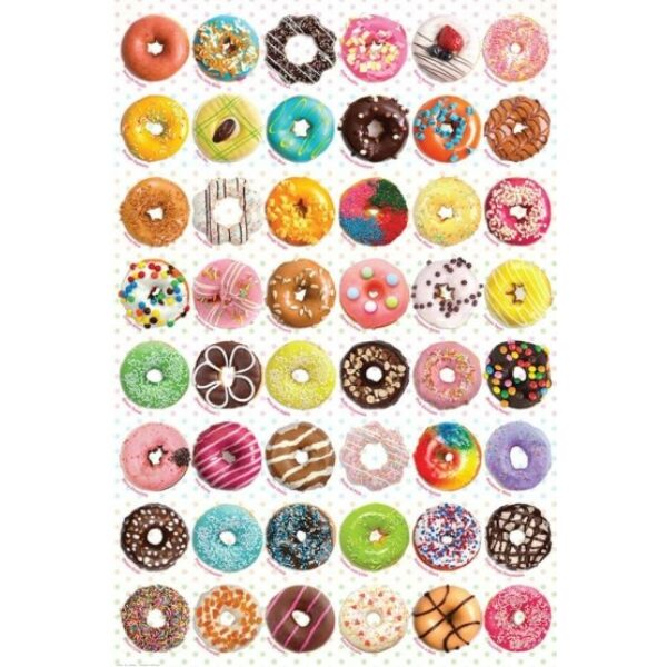 Donuts - Eurographics 6000-0585 - 1000 db-os puzzle - Egyszerbolt Társasjáték