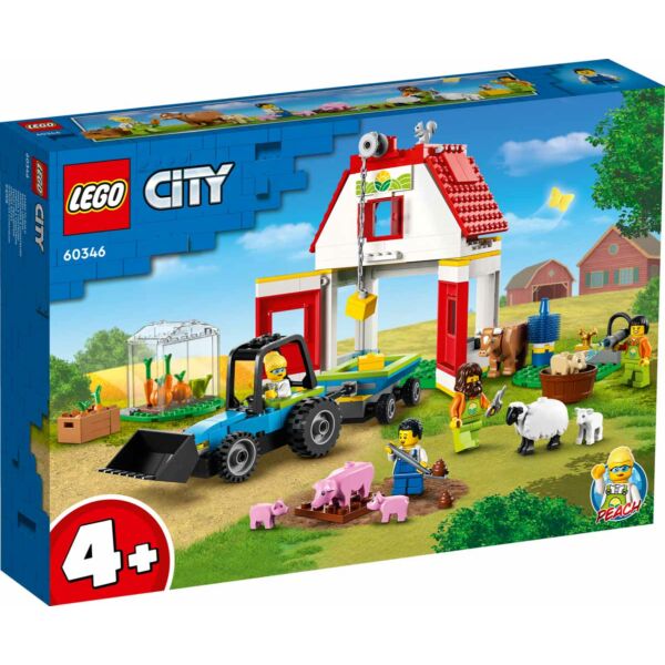 LEGO City Farm Pajta és háziállatok 60346