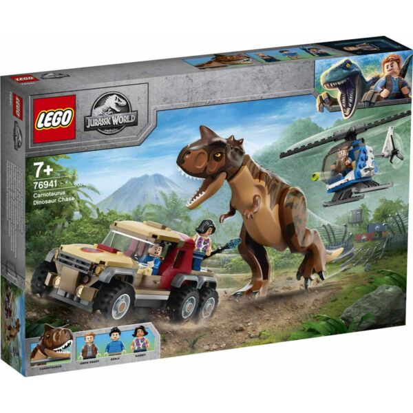 LEGO Jurassic World Carnotaurus dinoszaurusz üldözés 76941