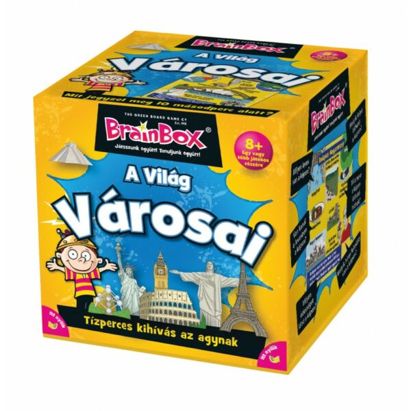 Brainbox - A világ városai - 8 éves kortól - Egyszerbolt Társasjáték Webáruház