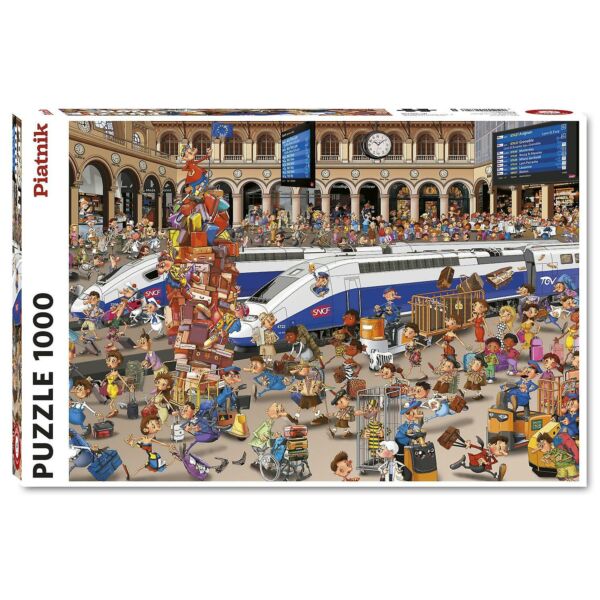 Vasútállomás - Railway Station - Piatnik 1000 db-os puzzle