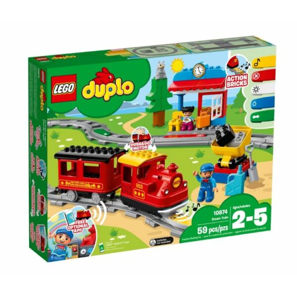 LEGO DUPLO Town - Gőzmozdony 10874