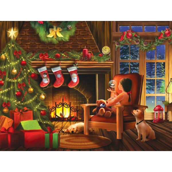 Dreaming of Christmas - Tom Wood - SunsOut puzzle 28816 - 1000 db-os