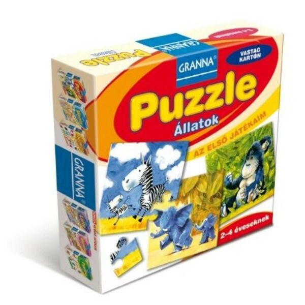 Az első játékaim Puzzle - Állatok társasjáték