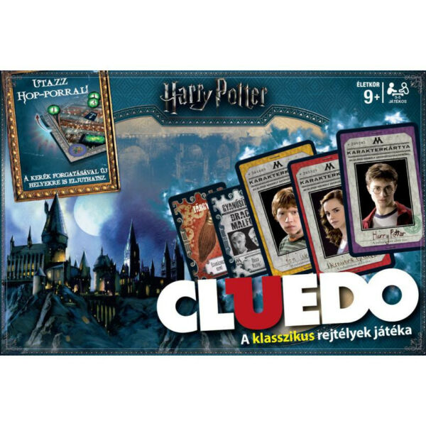 Cluedo - Harry Potter - stratégiai társasjáték 9 éves kortól - EgyszerBolt Társasjáték