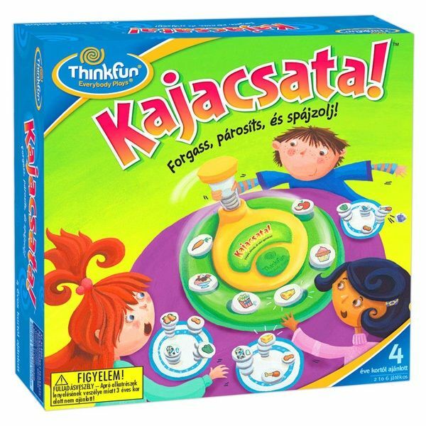 Kajacsata-Snack attack - magyar kiadás - képességfejlesztő gyerek társasjáték 4 éves kortól - ThinkFun