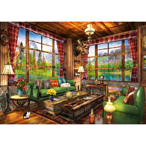 Mount Cabin View - Bluebird 70336-P - 1000 db-os puzzle