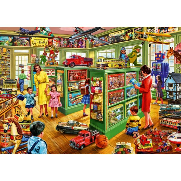 Toy Shop Interiors - Bluebird 70324-P - 1000 db-os puzzle