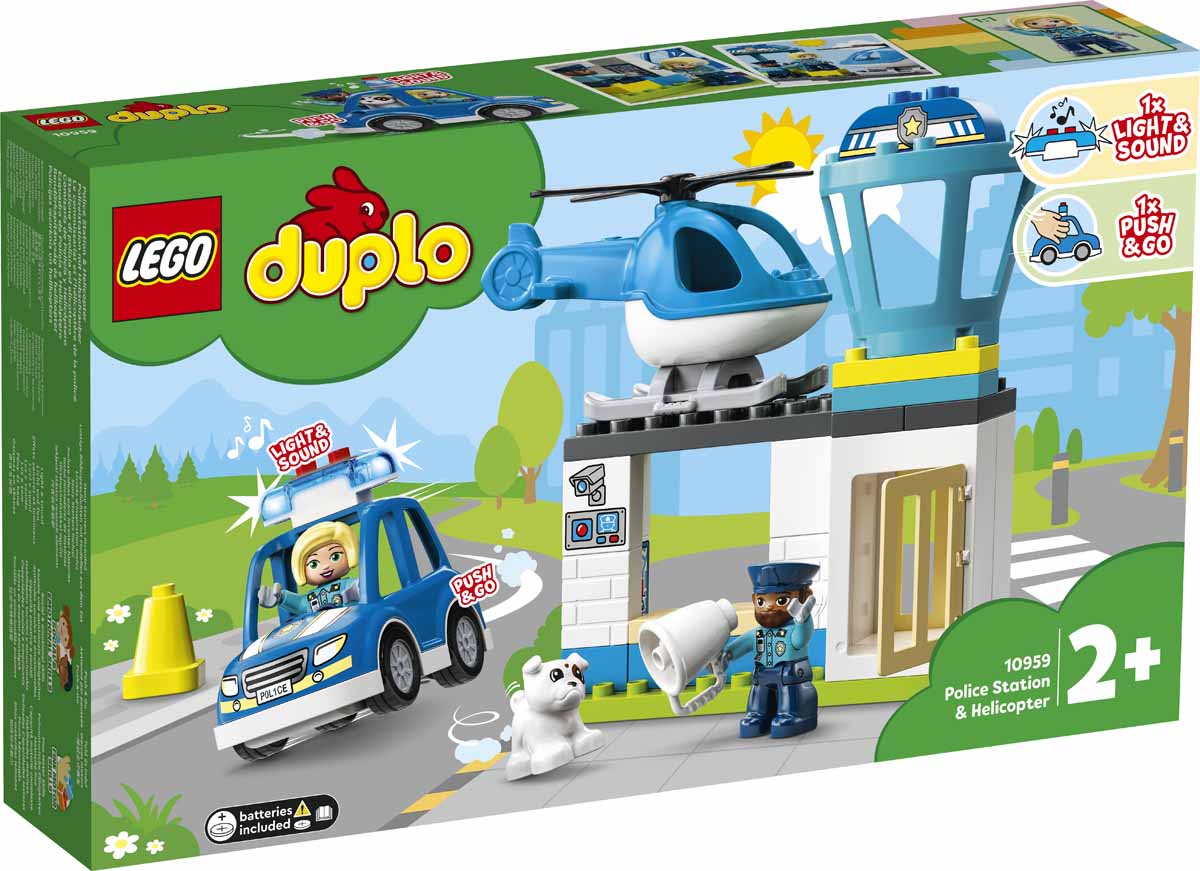 LEGO DUPLO Town Rendőrkapitányság és helikopter 10959