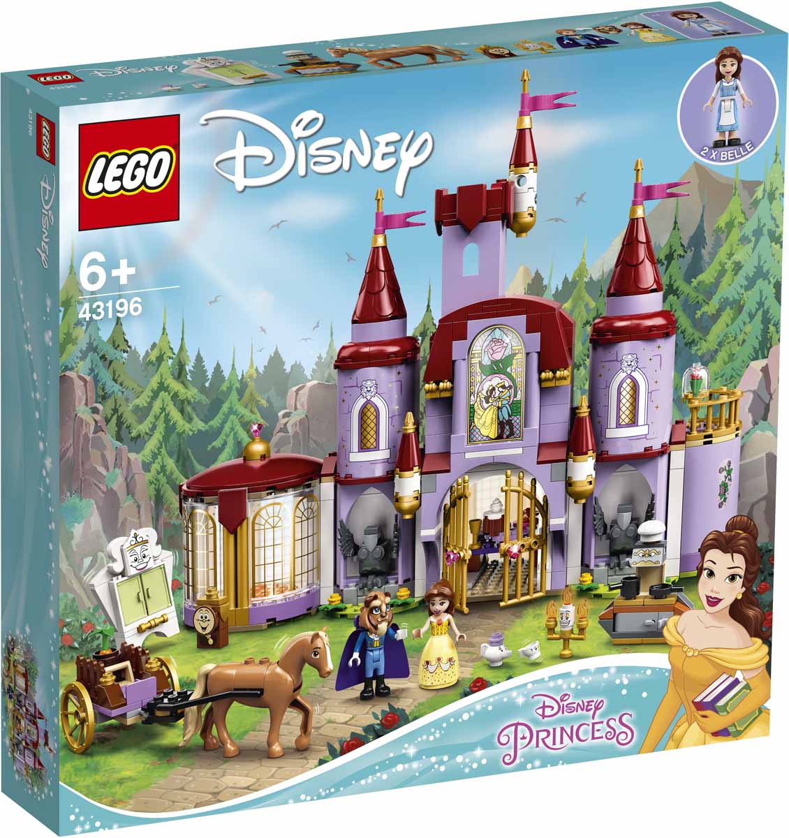 LEGO Disney Princess Belle és a Szörnyeteg kastélya 43196