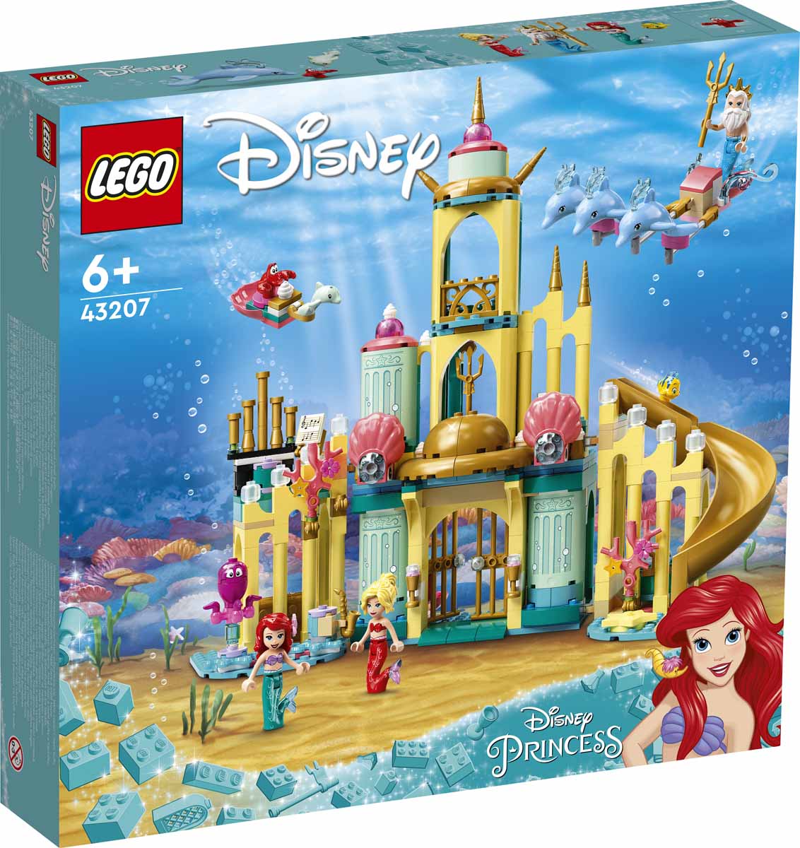LEGO Disney Princess Ariel víz alatti palotája 43207