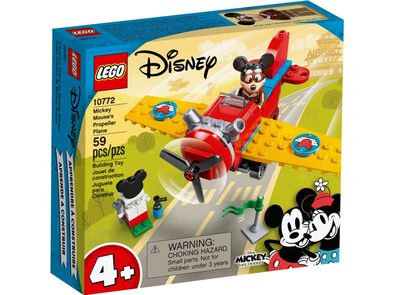 LEGO Mickey and Friends Mickey egér légcsavaros repülőgépe 10772
