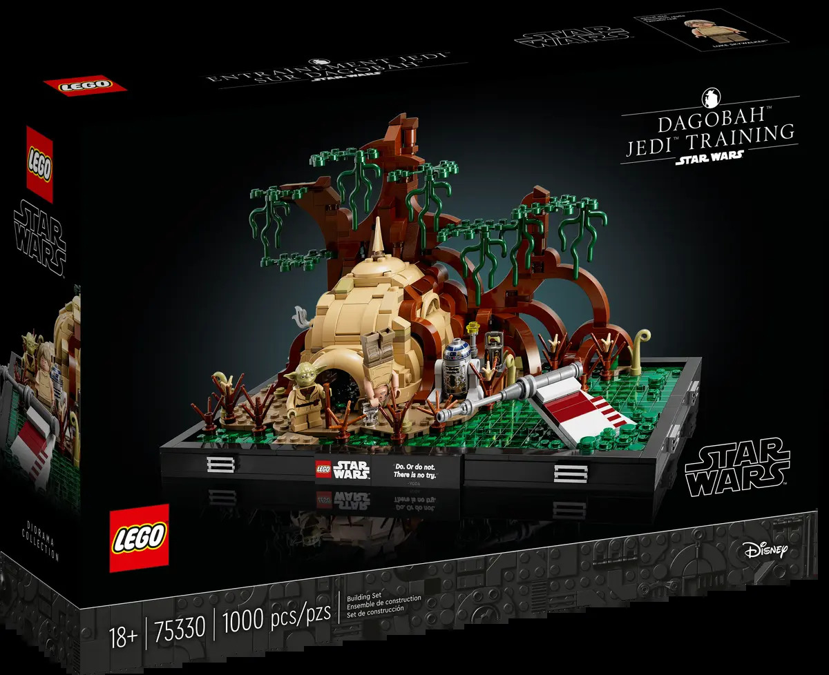 LEGO Star Wars TM Jedi™ kiképzés a Dagobah™ bolygón dioráma 75330