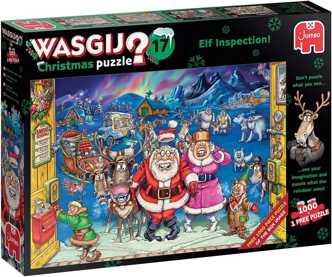 Elf Inspection - Wasgij Christmas 17 - Jumbo 2x1000 darabos puzzle