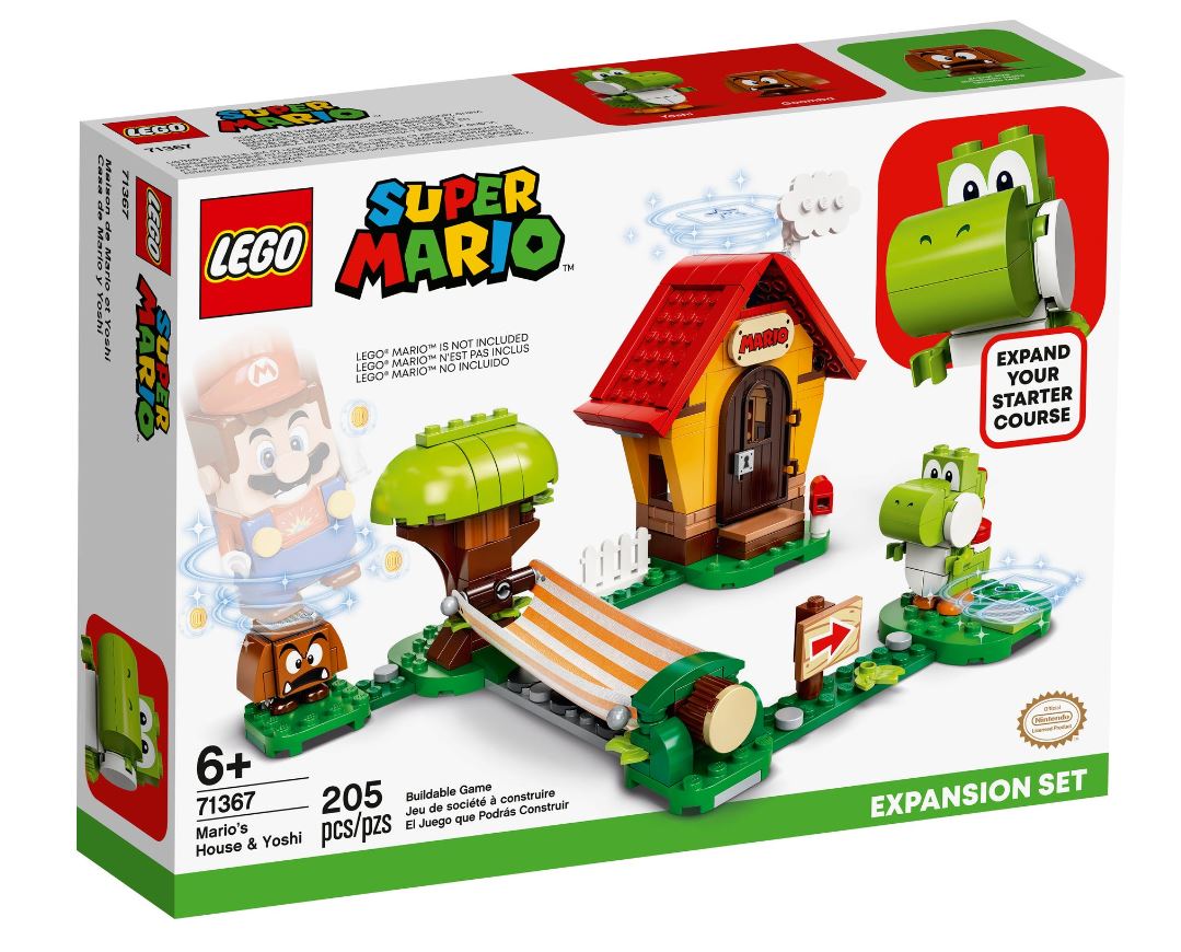 LEGO Super Mario - Mario háza & Yoshi kiegészítő szett 71367