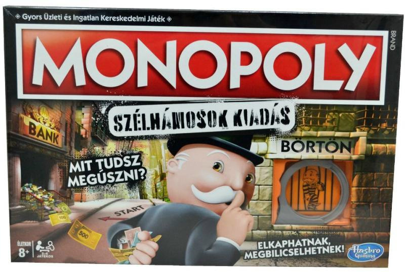 Monopoly társasjáték - Szélhámosok - Hasbro