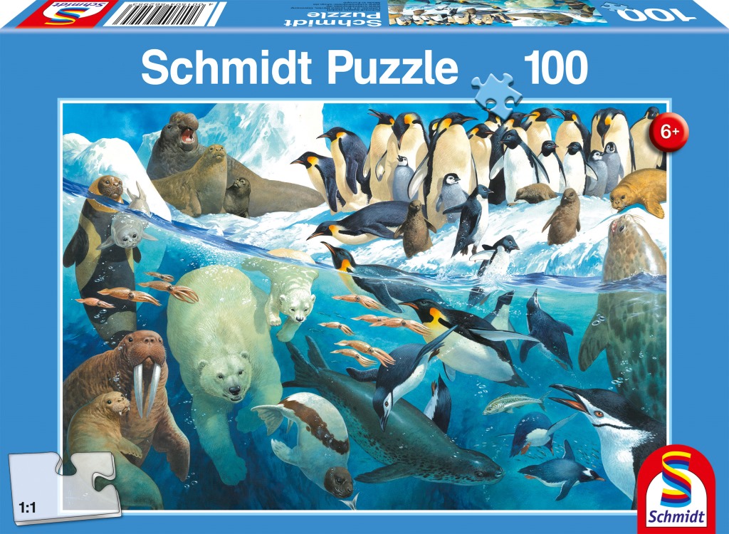 Animals of the polar regions, 100 pcs (56295)