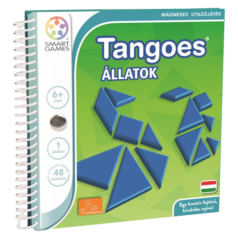 Magnetic Travel Tangoes Állatok társasjáték - magyar kiadás - Smart Games